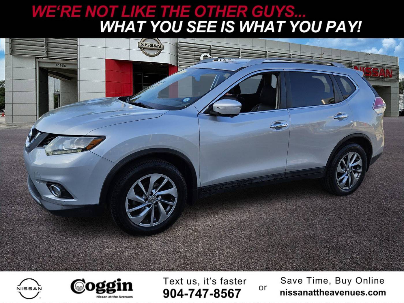 2015 Nissan Rogue SL — SUV — 96,842 mi — Jacksonville, FL
