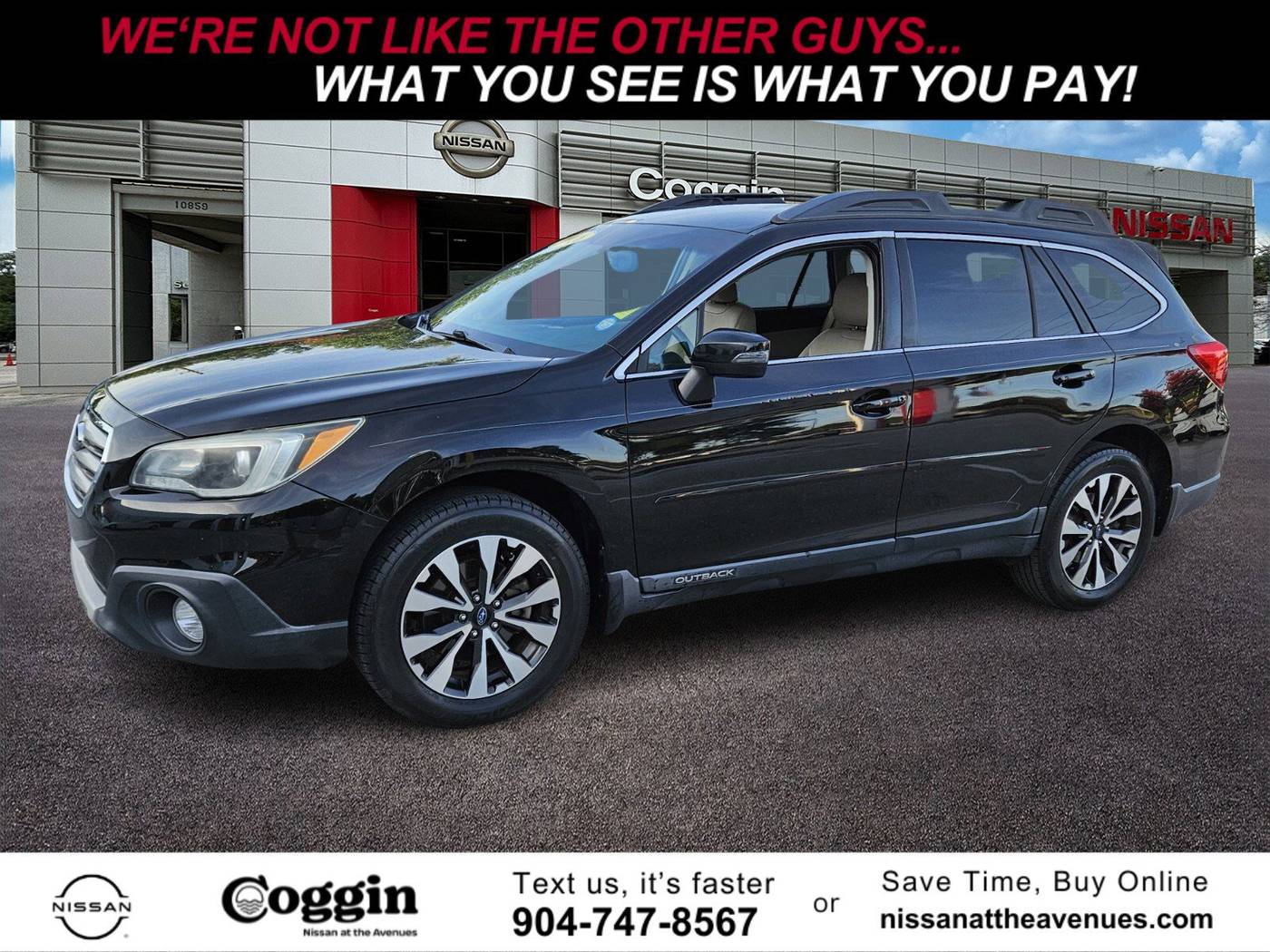 2016 Subaru Outback 2.5i Limited — SUV — 135,120 mi — Jacksonville, FL