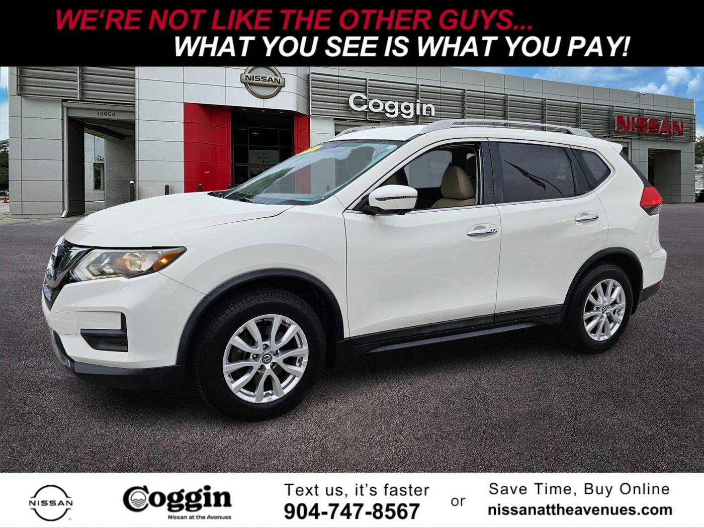 2017 Nissan Rogue SV — SUV — 98,092 mi — Jacksonville, FL