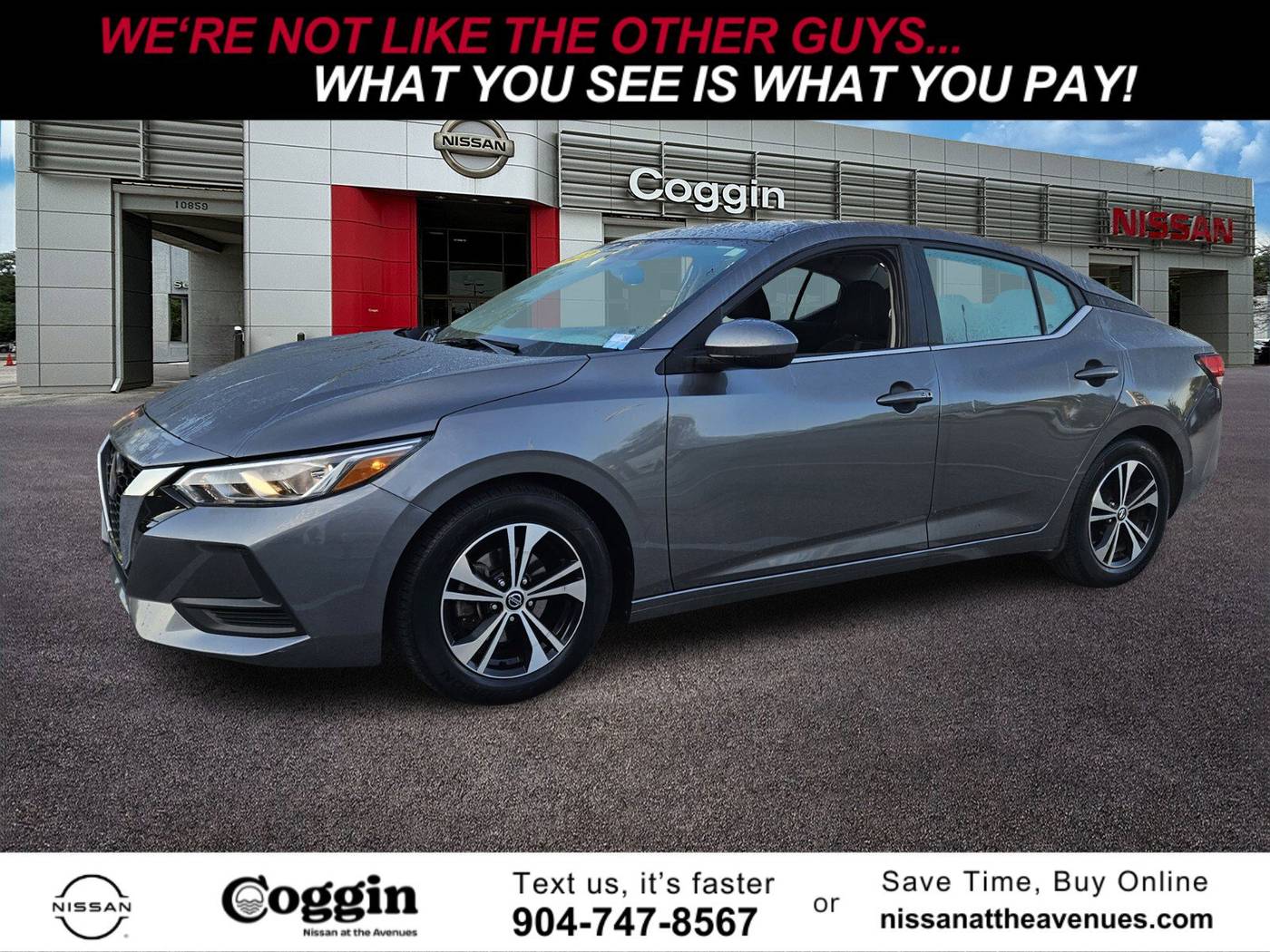 2022 Nissan Sentra SV — Sedan — 55,986 mi — Jacksonville, FL