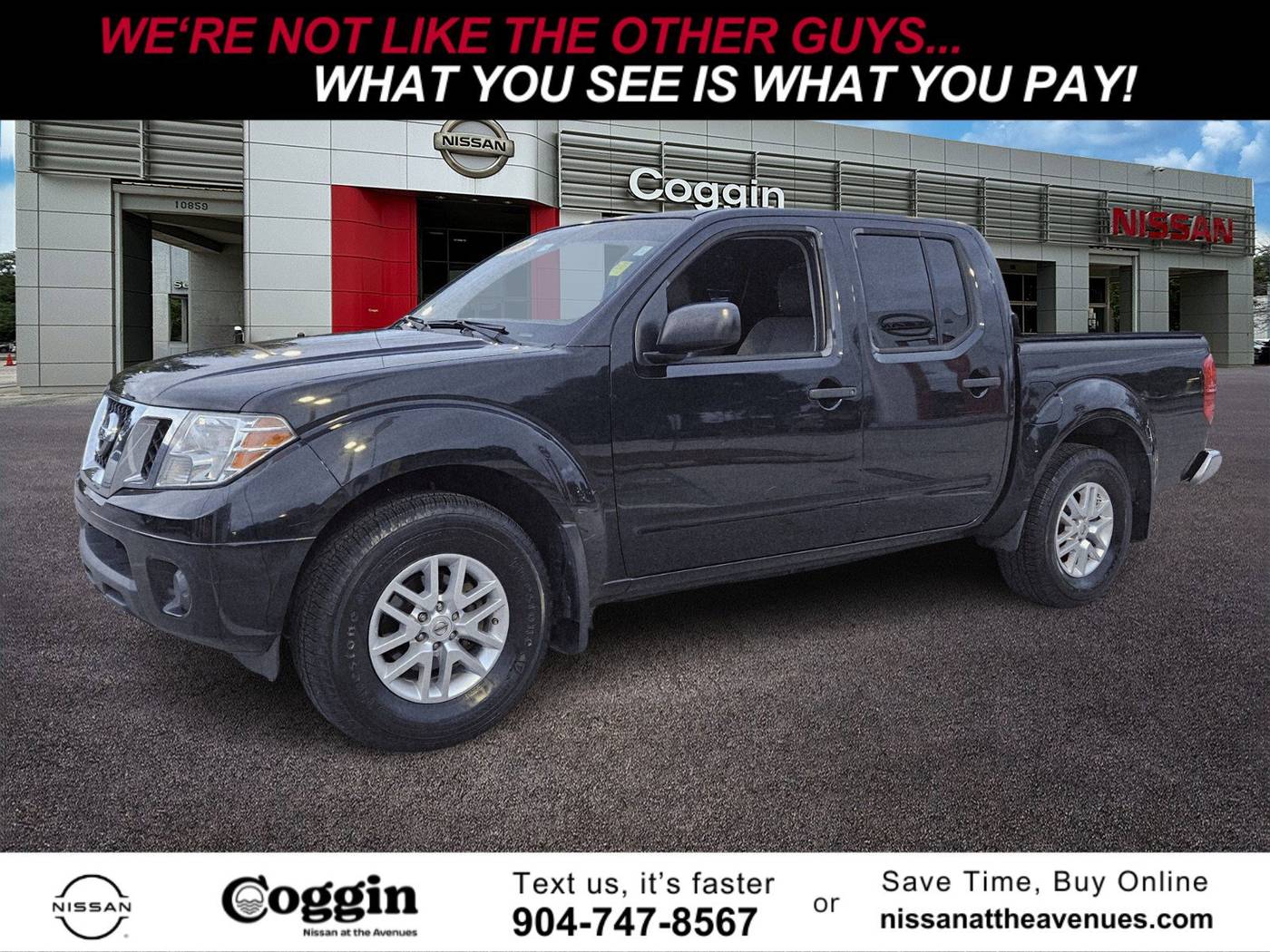 2019 Nissan Frontier SV V6 — Pickup Truck — 66,538 mi — Jacksonville, FL