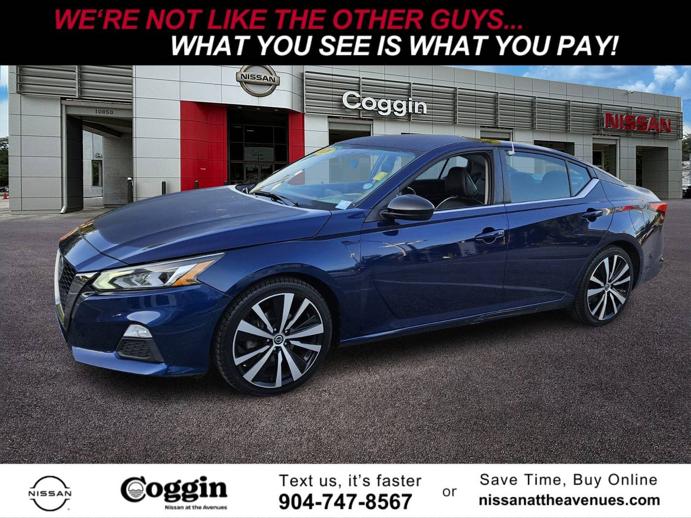 2020 Nissan Altima SR — Sedan — 86,725 mi — Jacksonville, FL