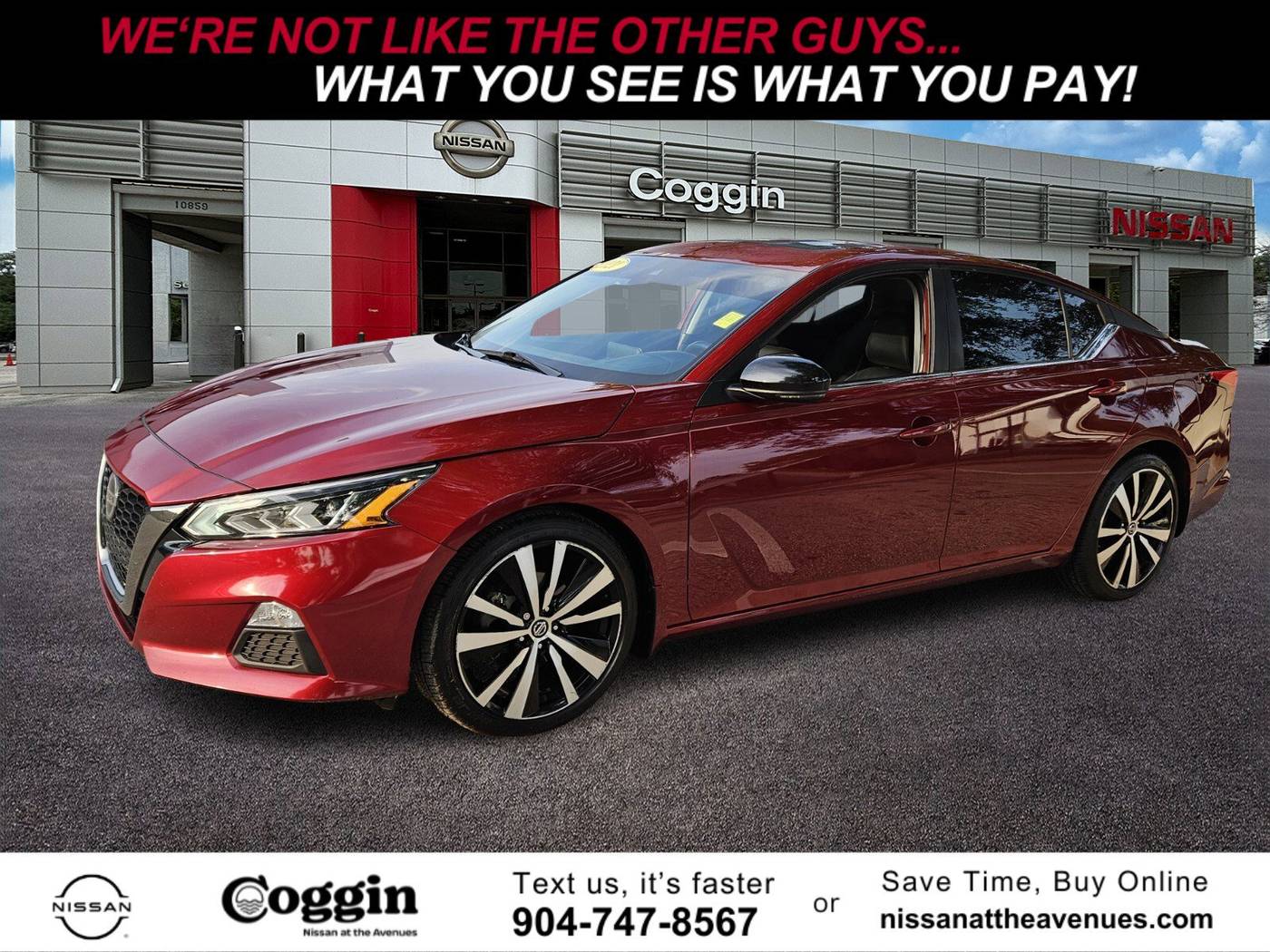2021 Nissan Altima SR — Sedan — 60,620 mi — Jacksonville, FL