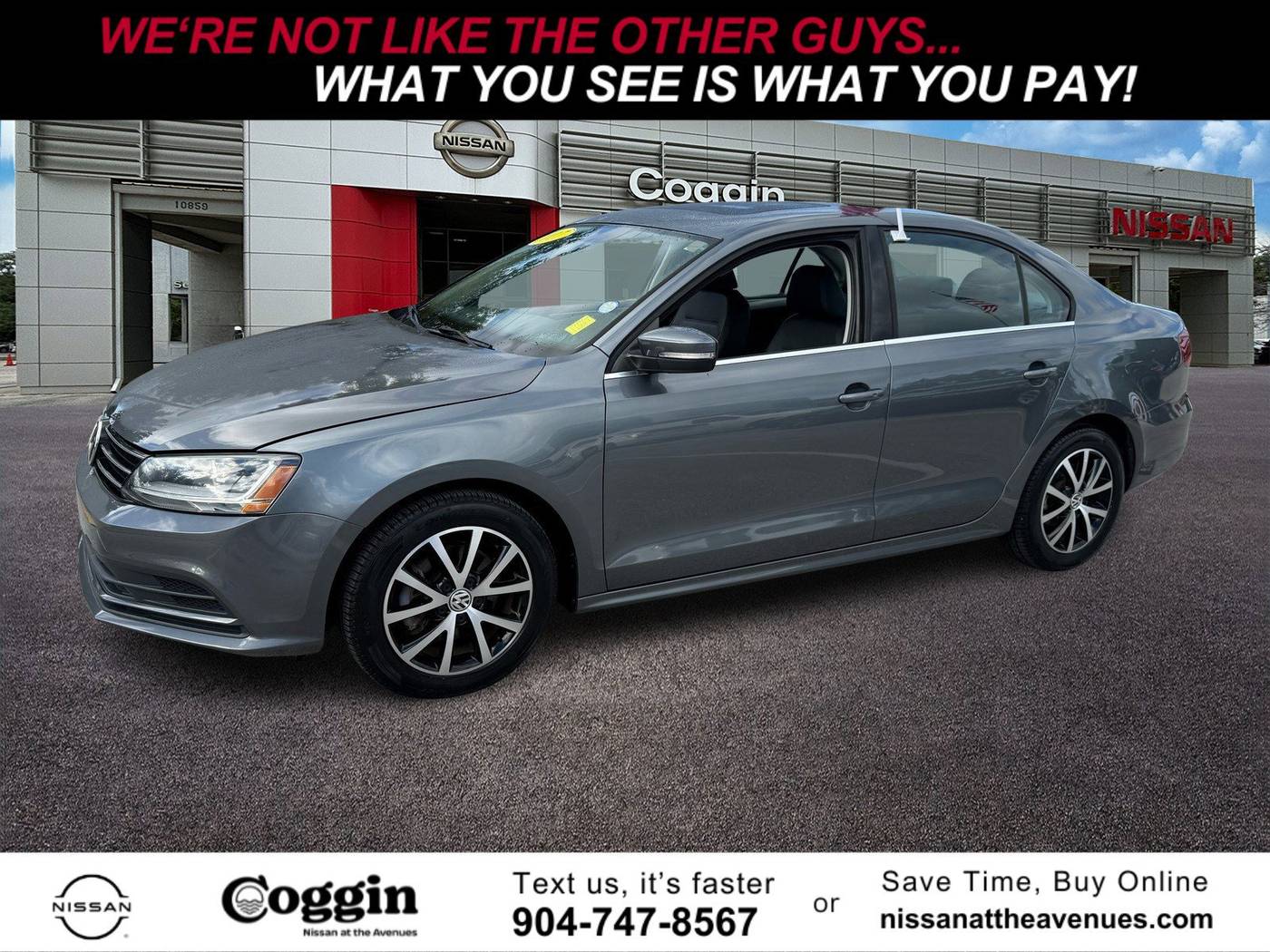 2017 Volkswagen Jetta 1.4T SE — Sedan — 59,511 mi — Jacksonville, FL