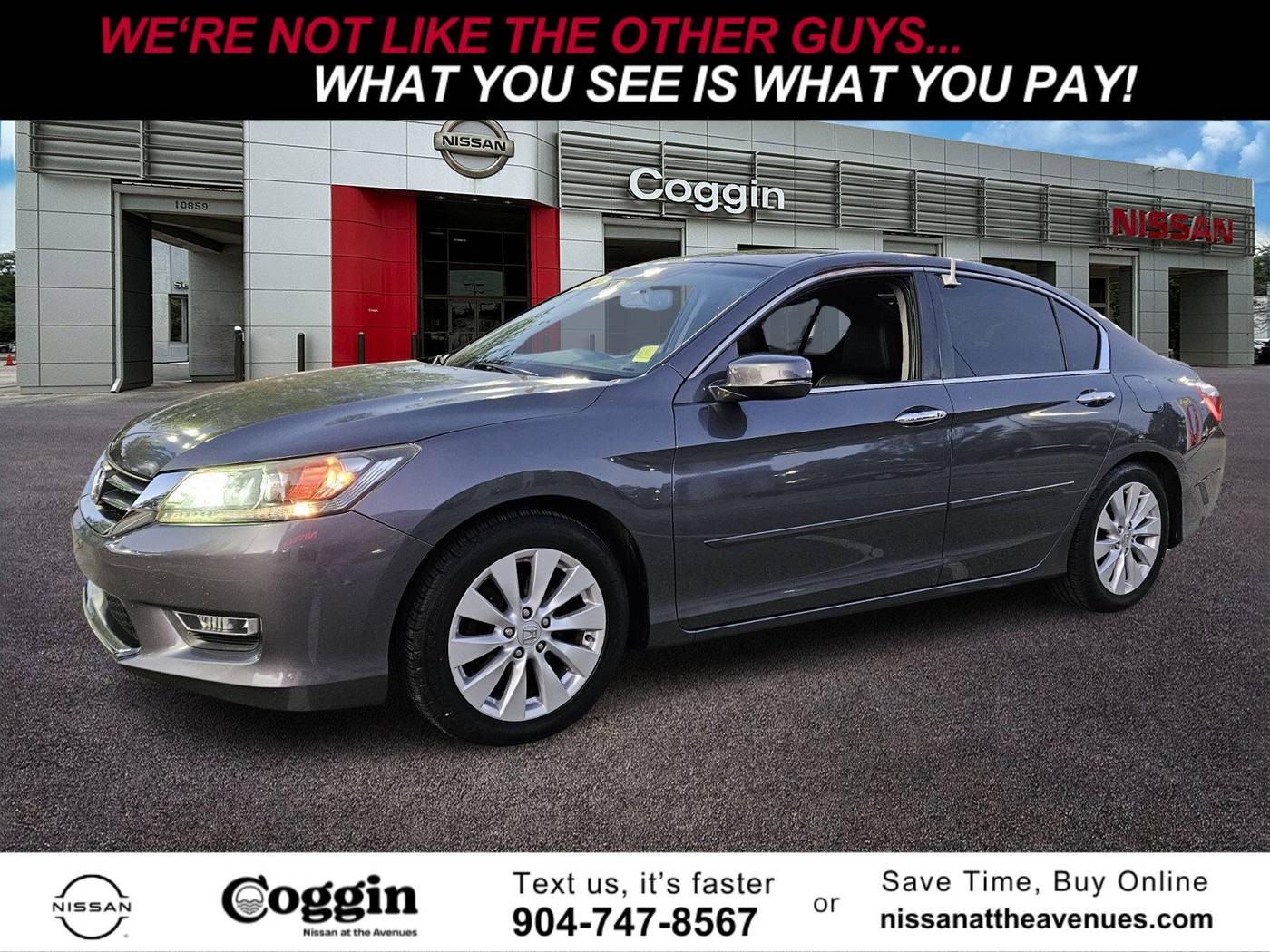 2013 Honda Accord EX-L — Sedan — 147,836 mi — Jacksonville, FL