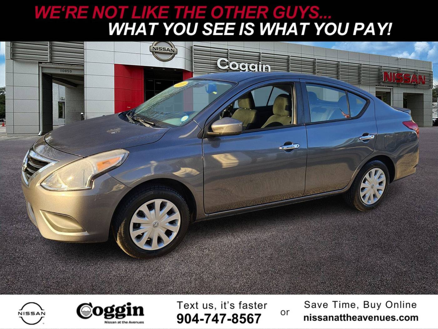 2018 Nissan Versa SV — Sedan — 122,448 mi — Jacksonville, FL