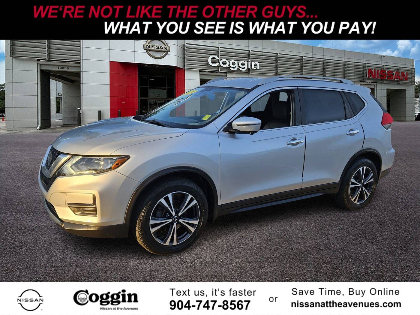 2020 Nissan Rogue SV — SUV — 81,423 mi — Jacksonville, FL