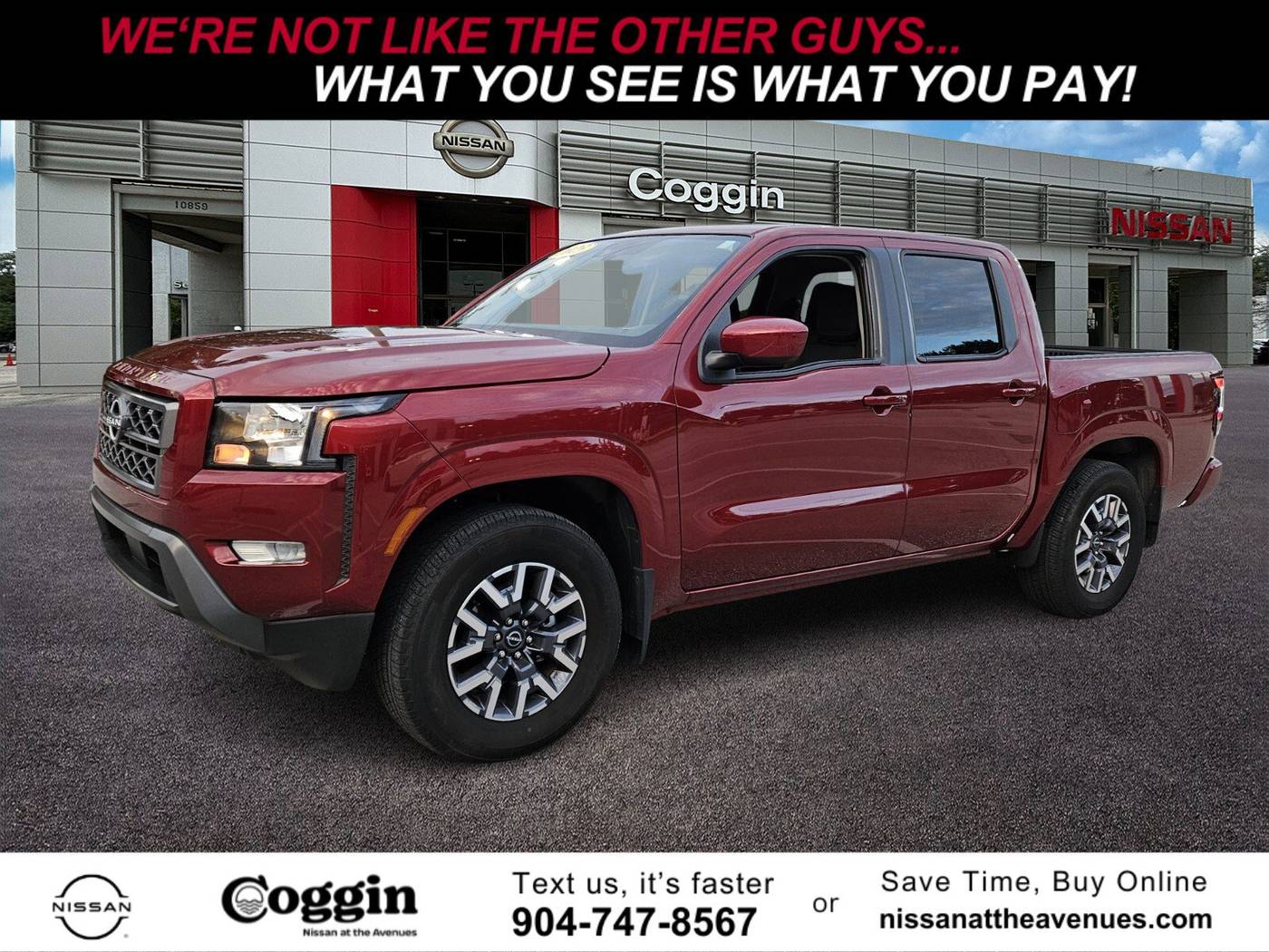 2023 Nissan Frontier SV — Pickup Truck — 10,077 mi — Jacksonville, FL