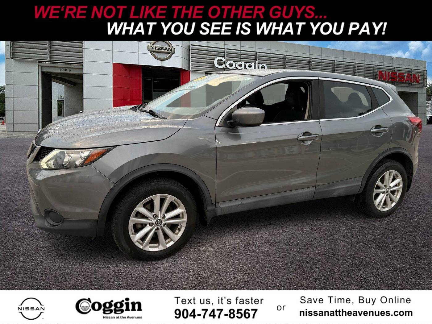 2019 Nissan Rogue Sport S — SUV — 117,005 mi — Jacksonville, FL
