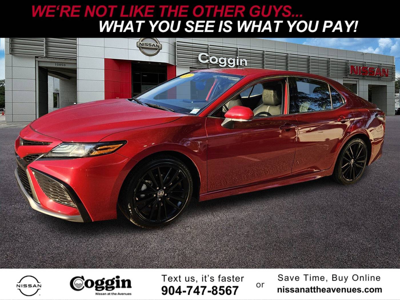 2023 Toyota Camry XSE — Sedan — 55,981 mi — Jacksonville, FL