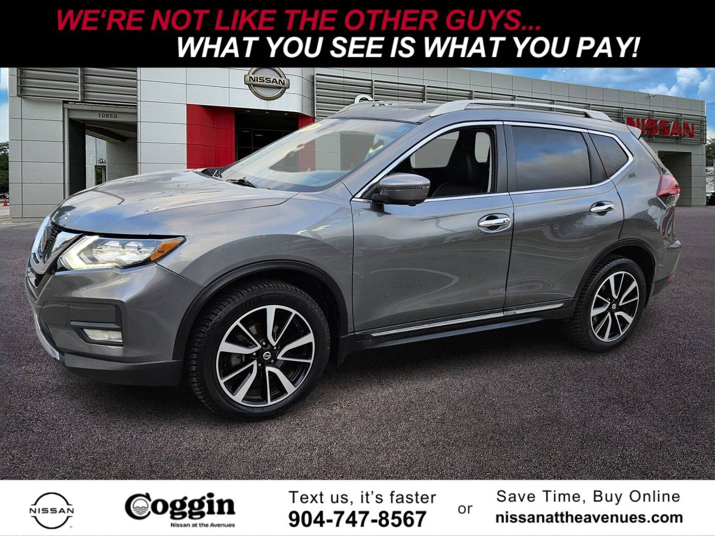 2020 Nissan Rogue SL — SUV — 61,750 mi — Jacksonville, FL