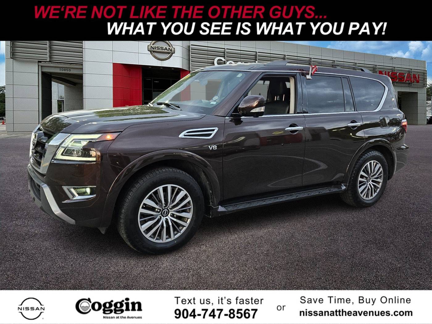 2022 Nissan Armada SL — SUV — 64,386 mi — Jacksonville, FL