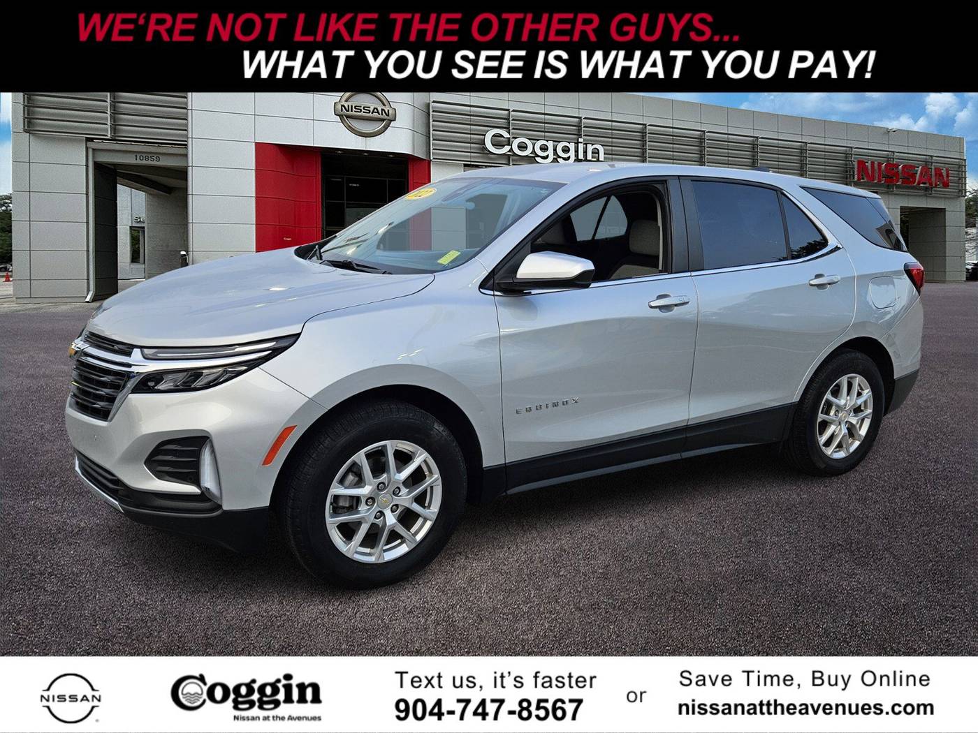 2022 Chevrolet Equinox LT — SUV — 17,449 mi — Jacksonville, FL