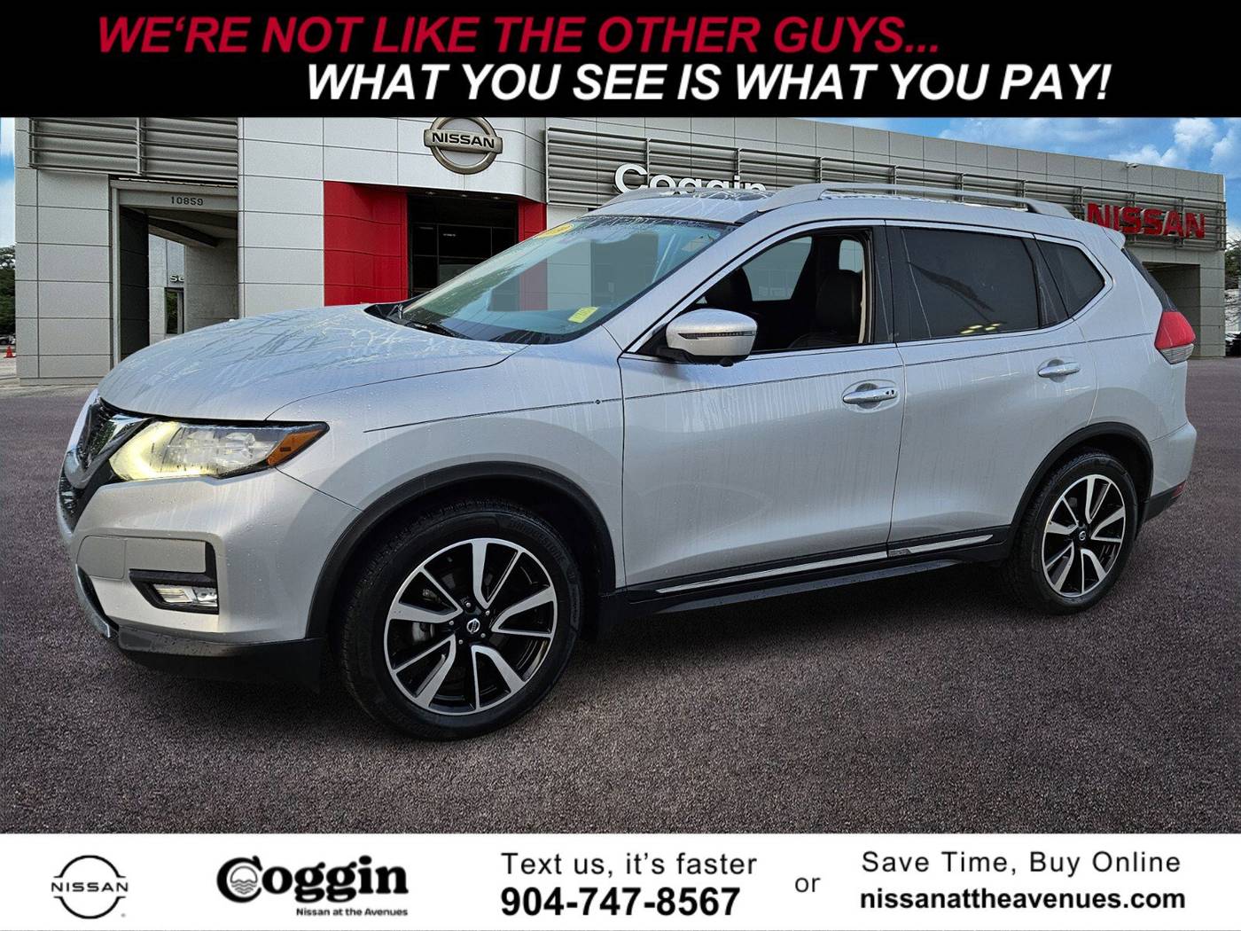 2019 Nissan Rogue SL — SUV — 44,962 mi — Jacksonville, FL