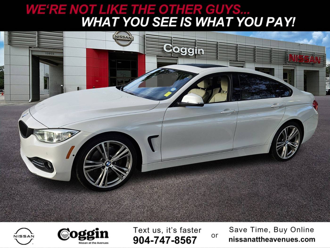 2017 BMW 4 Series 430i — Hatchback — 84,734 mi — Jacksonville, FL
