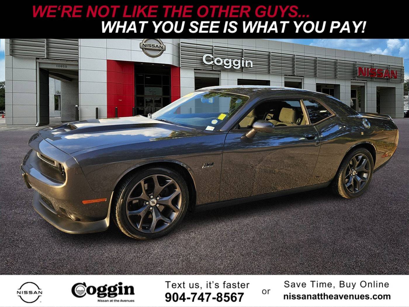 2019 Dodge Challenger R/T — Coupe — 84,066 mi — Jacksonville, FL