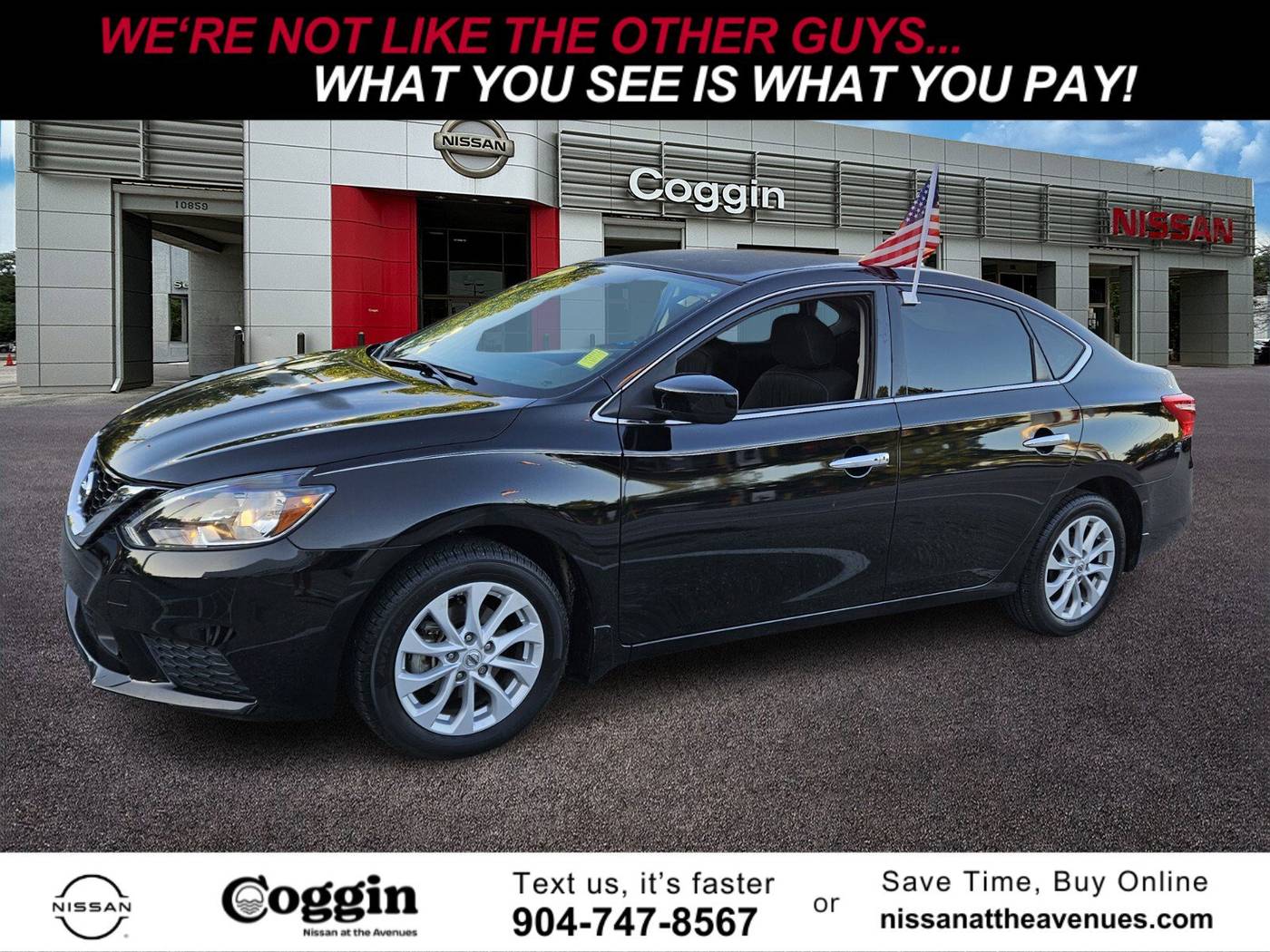 2019 Nissan Sentra SV — Sedan — 33,033 mi — Jacksonville, FL