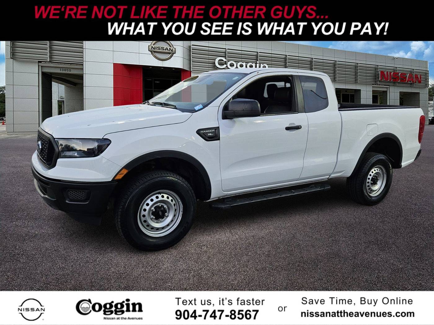 2022 Ford Ranger XL — Pickup Truck — 73,010 mi — Jacksonville, FL