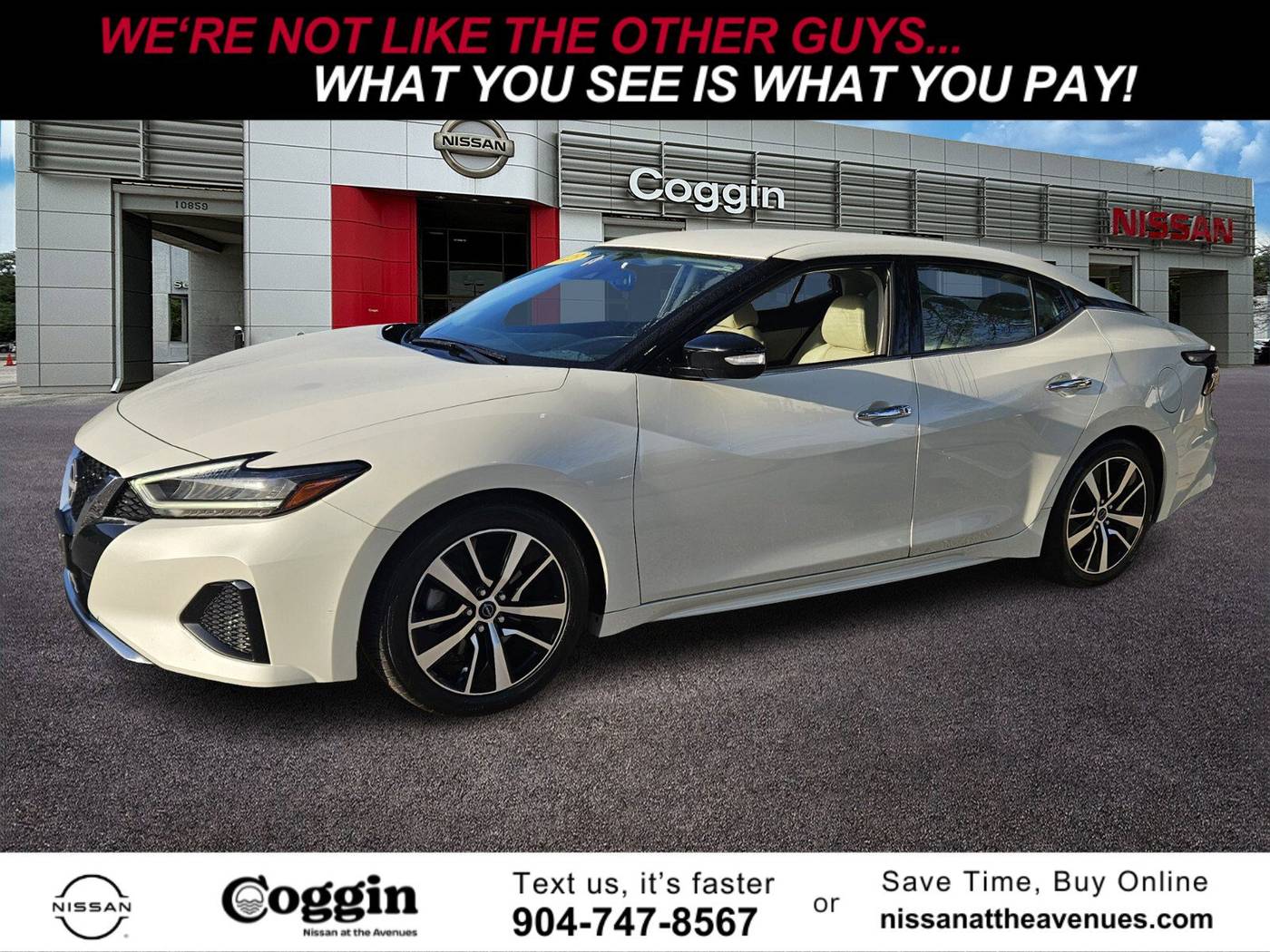 2023 Nissan Maxima SV — Sedan — 44,991 mi — Jacksonville, FL