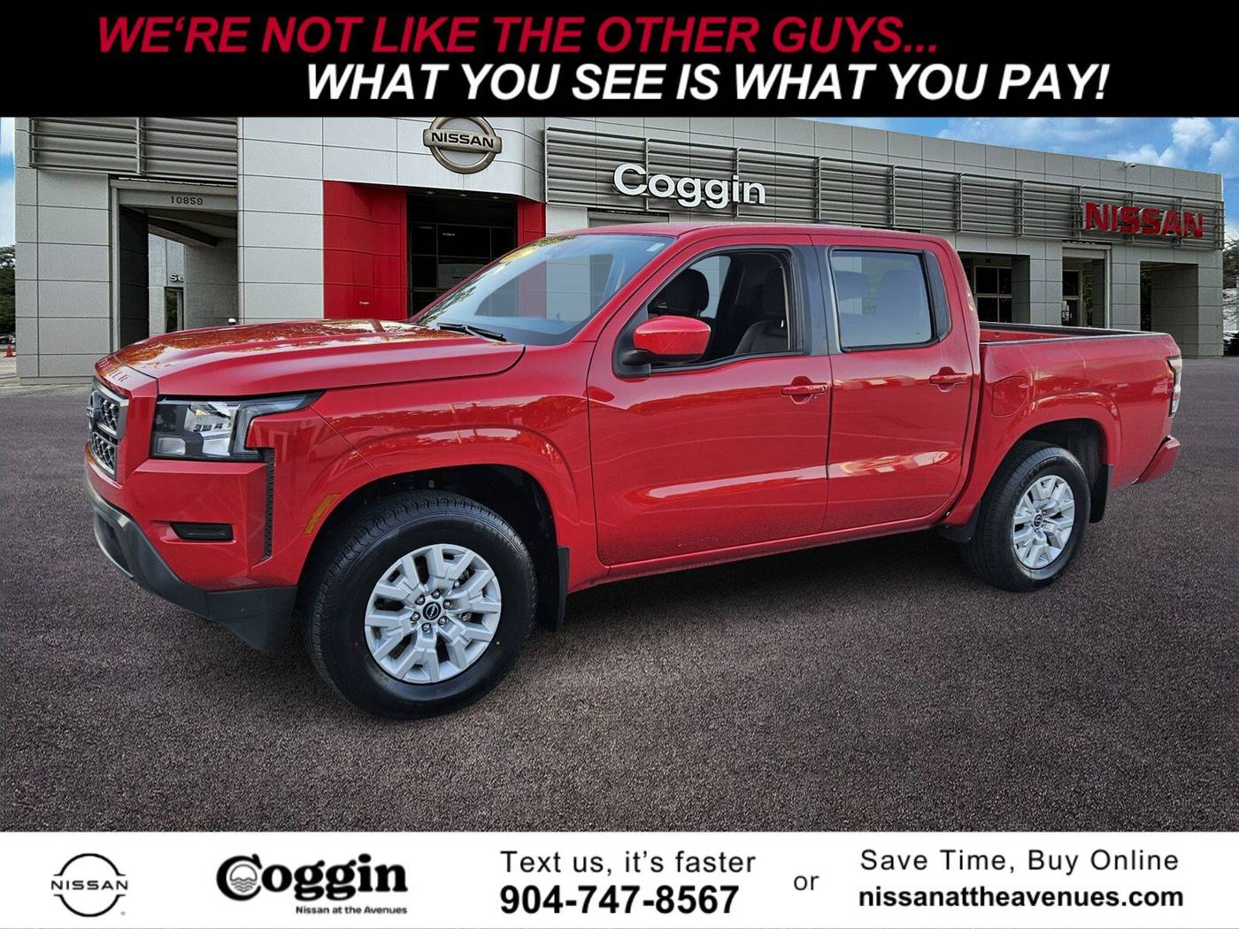 2023 Nissan Frontier SV — Pickup Truck — 70,180 mi — Jacksonville, FL