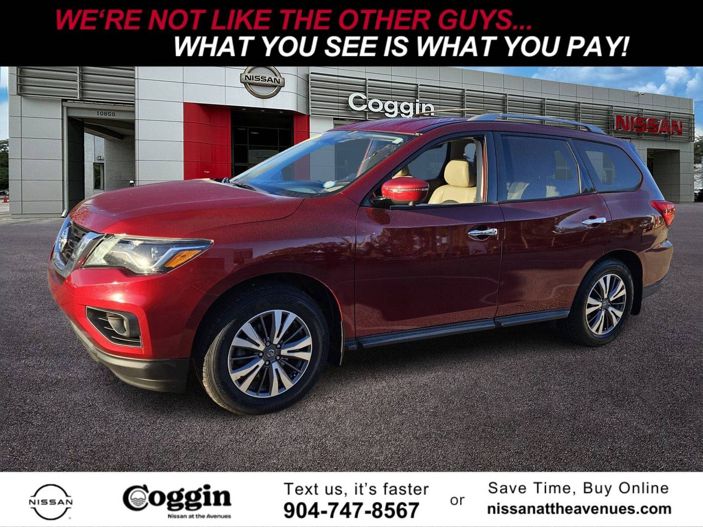 2020 Nissan Pathfinder SL — SUV — 48,987 mi — Jacksonville, FL