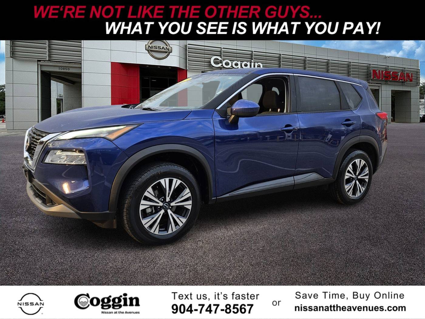 2023 Nissan Rogue SV — SUV — 52,036 mi — Jacksonville, FL