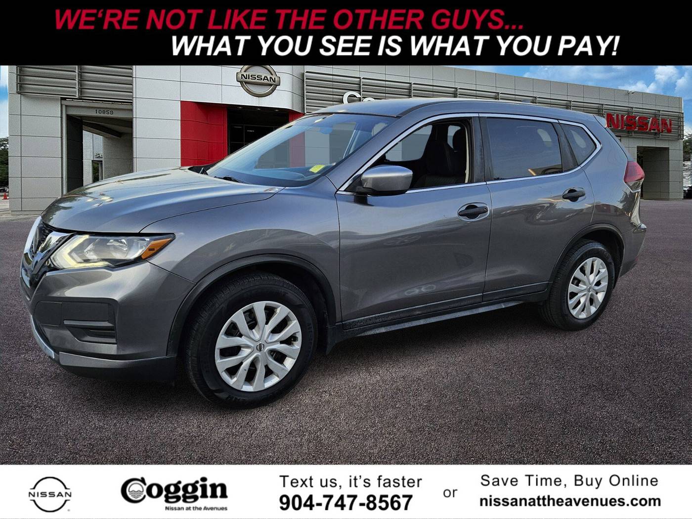 2018 Nissan Rogue S — SUV — 122,289 mi — Jacksonville, FL