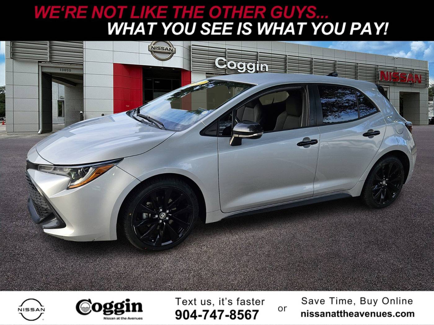 2022 Toyota Corolla Hatchback Nightshade — Hatchback — 94,938 mi — Jacksonville, FL