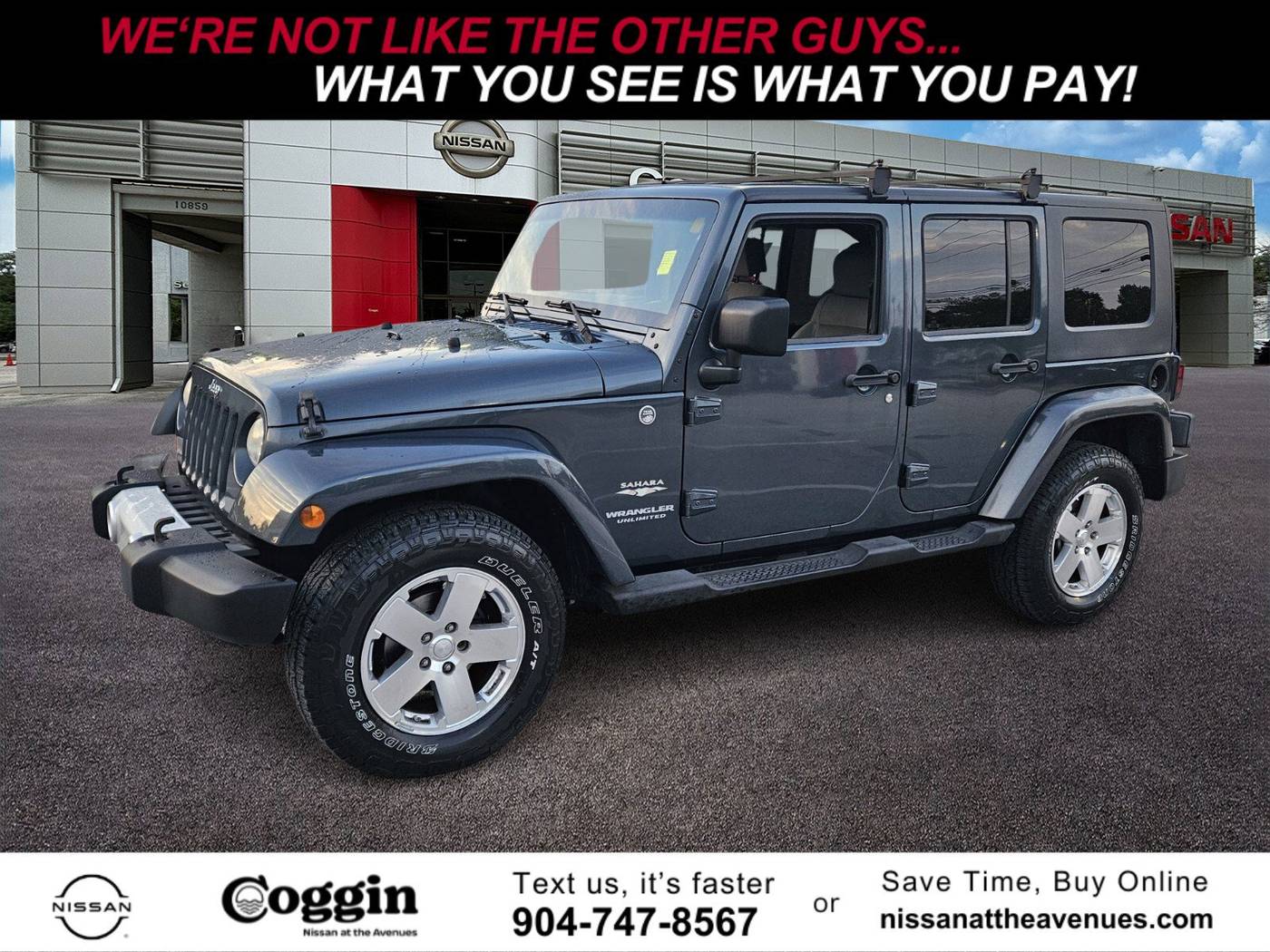 2008 Jeep Wrangler Sahara — SUV — 192,410 mi — Jacksonville, FL