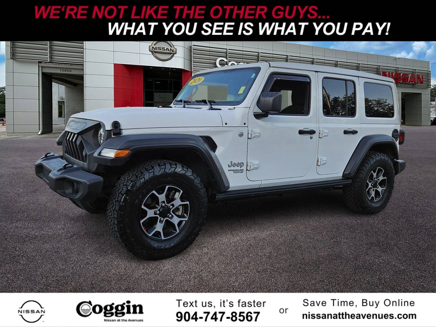 2020 Jeep Wrangler Sport S — SUV — 32,604 mi — Jacksonville, FL