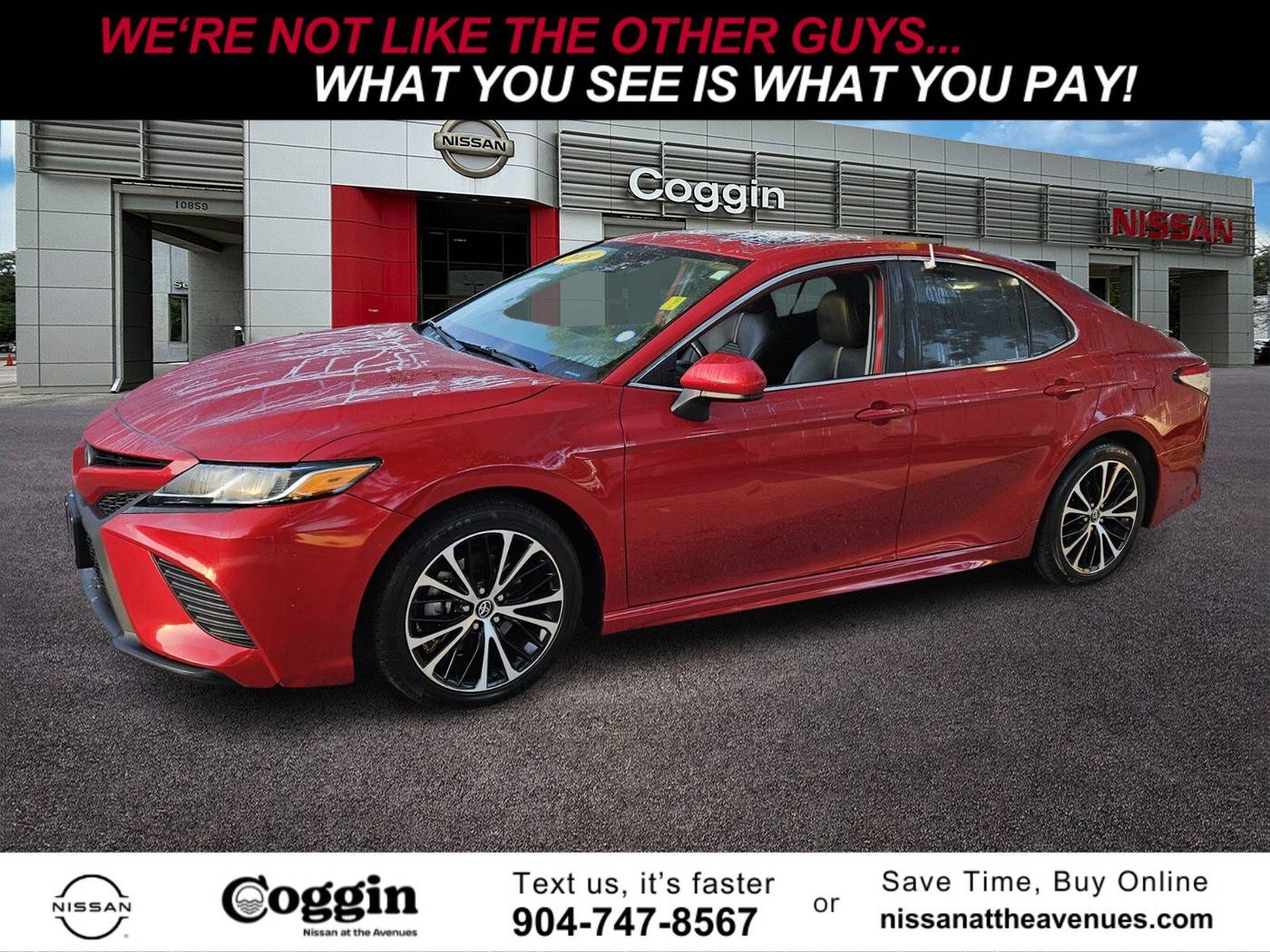 2019 Toyota Camry SE — Sedan — 67,442 mi — Jacksonville, FL