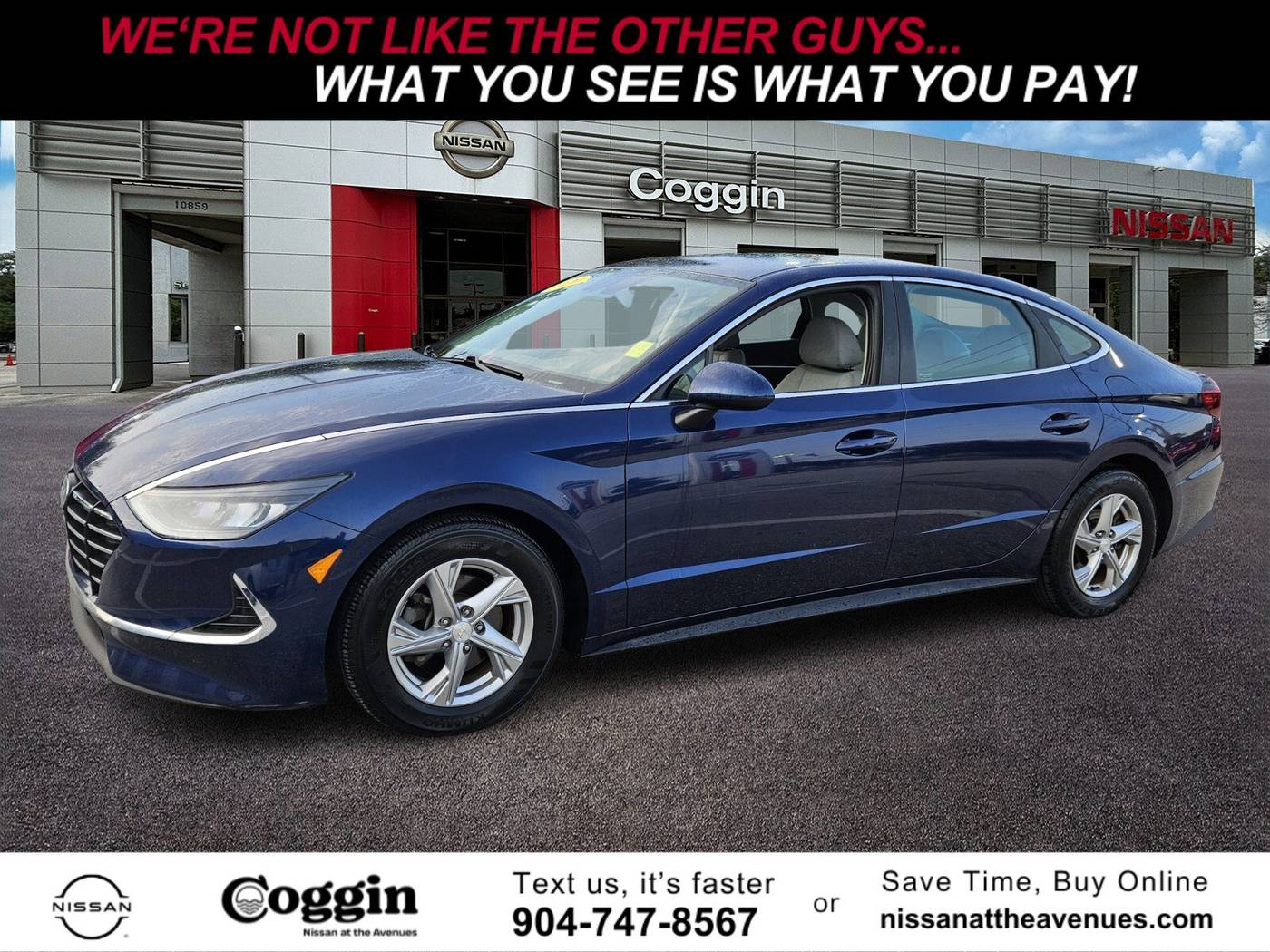 2020 Hyundai Sonata SE — Sedan — 80,657 mi — Jacksonville, FL