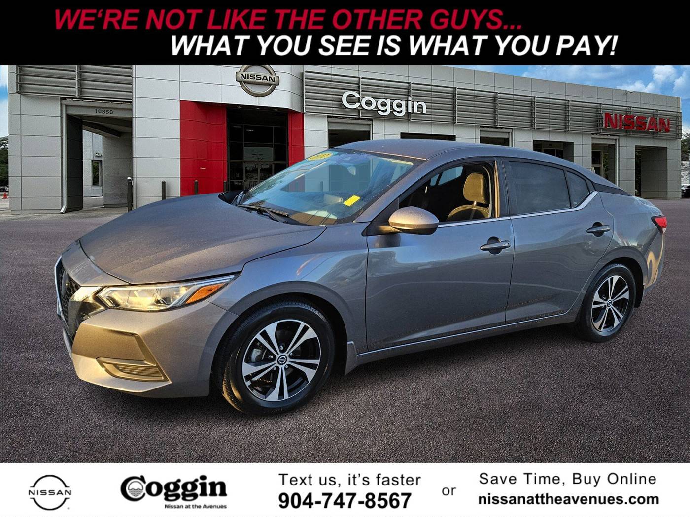 2022 Nissan Sentra SV — Sedan — 34,545 mi — Jacksonville, FL