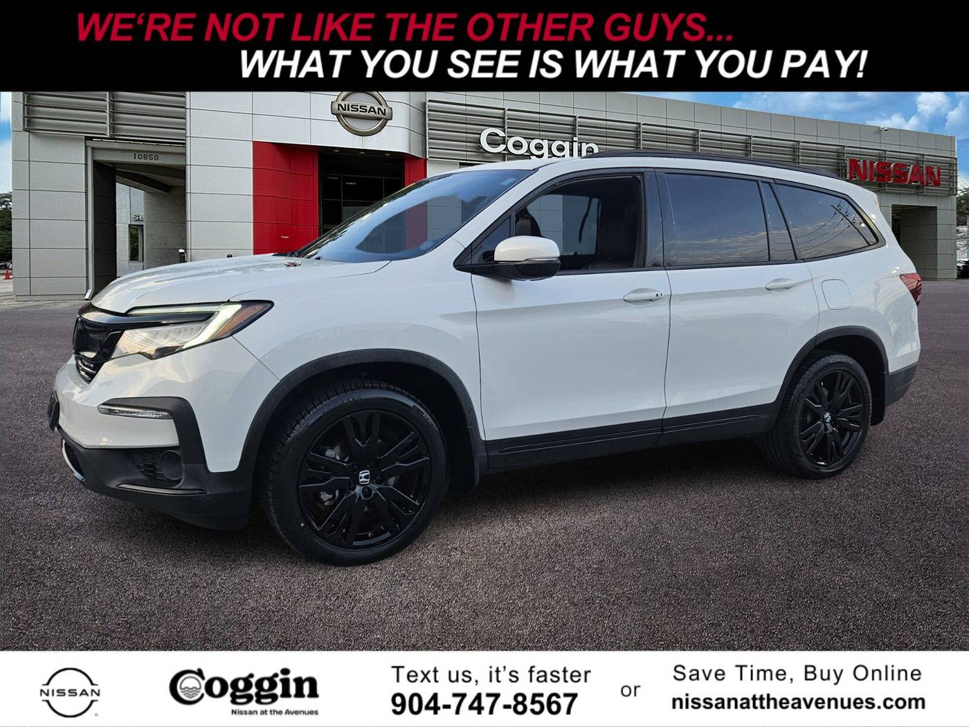 2022 Honda Pilot Black Edition — SUV — 48,840 mi — Jacksonville, FL