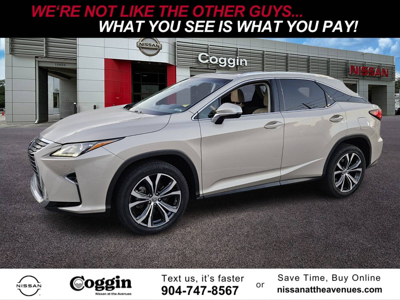 2017 Lexus RX RX 350 — SUV — 102,804 mi — Jacksonville, FL