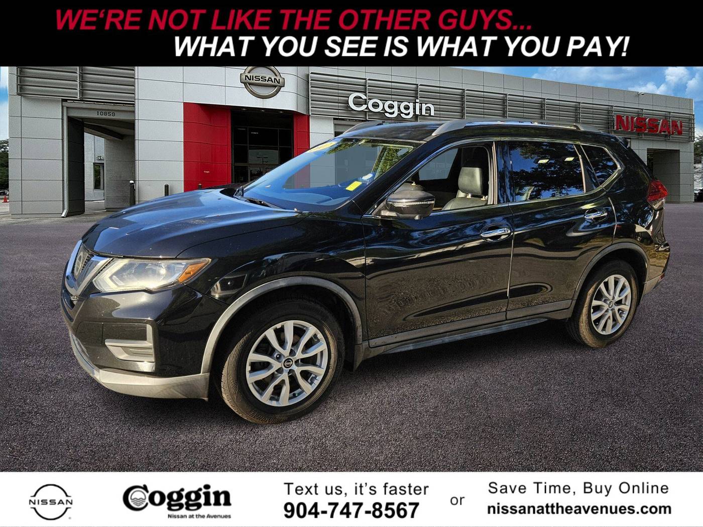 2017 Nissan Rogue SV — SUV — 98,385 mi — Jacksonville, FL