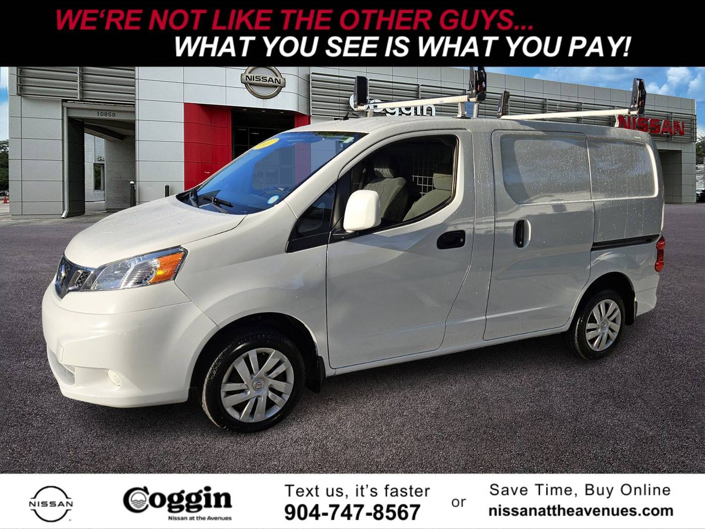 2017 Nissan NV200 Compact Cargo SV — Cargo Van — 94,276 mi — Jacksonville, FL