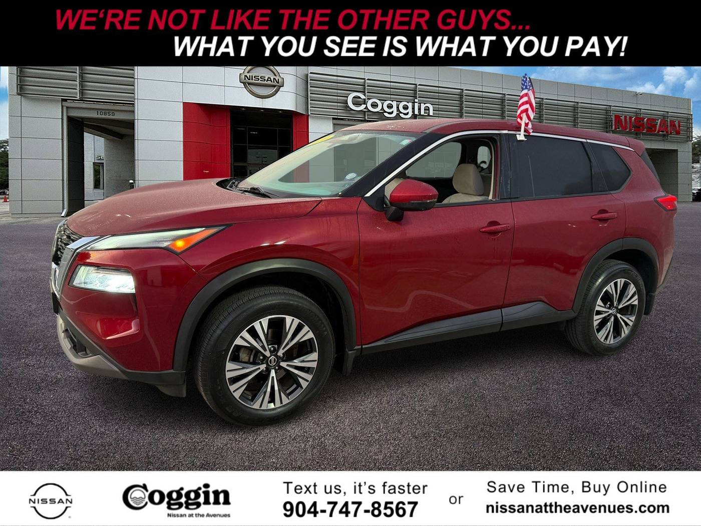 2021 Nissan Rogue SV — SUV — 88,696 mi — Jacksonville, FL