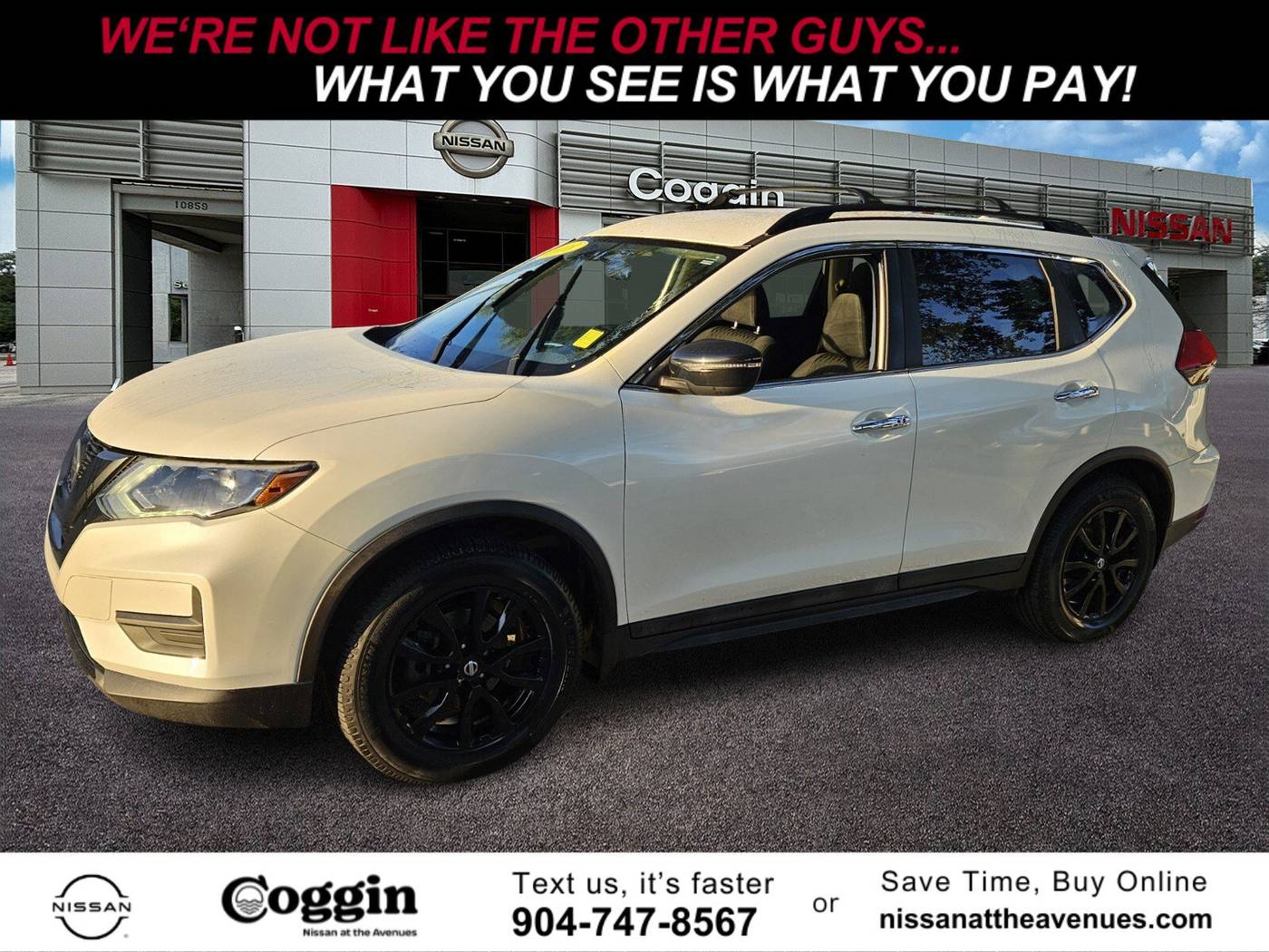 2018 Nissan Rogue SV — SUV — 110,267 mi — Jacksonville, FL