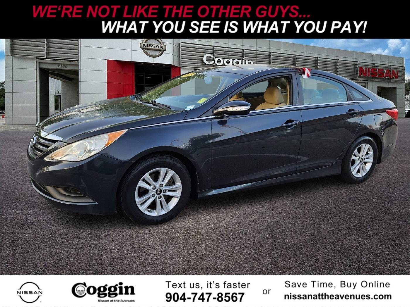 2014 Hyundai Sonata GLS — Sedan — 33,429 mi — Jacksonville, FL