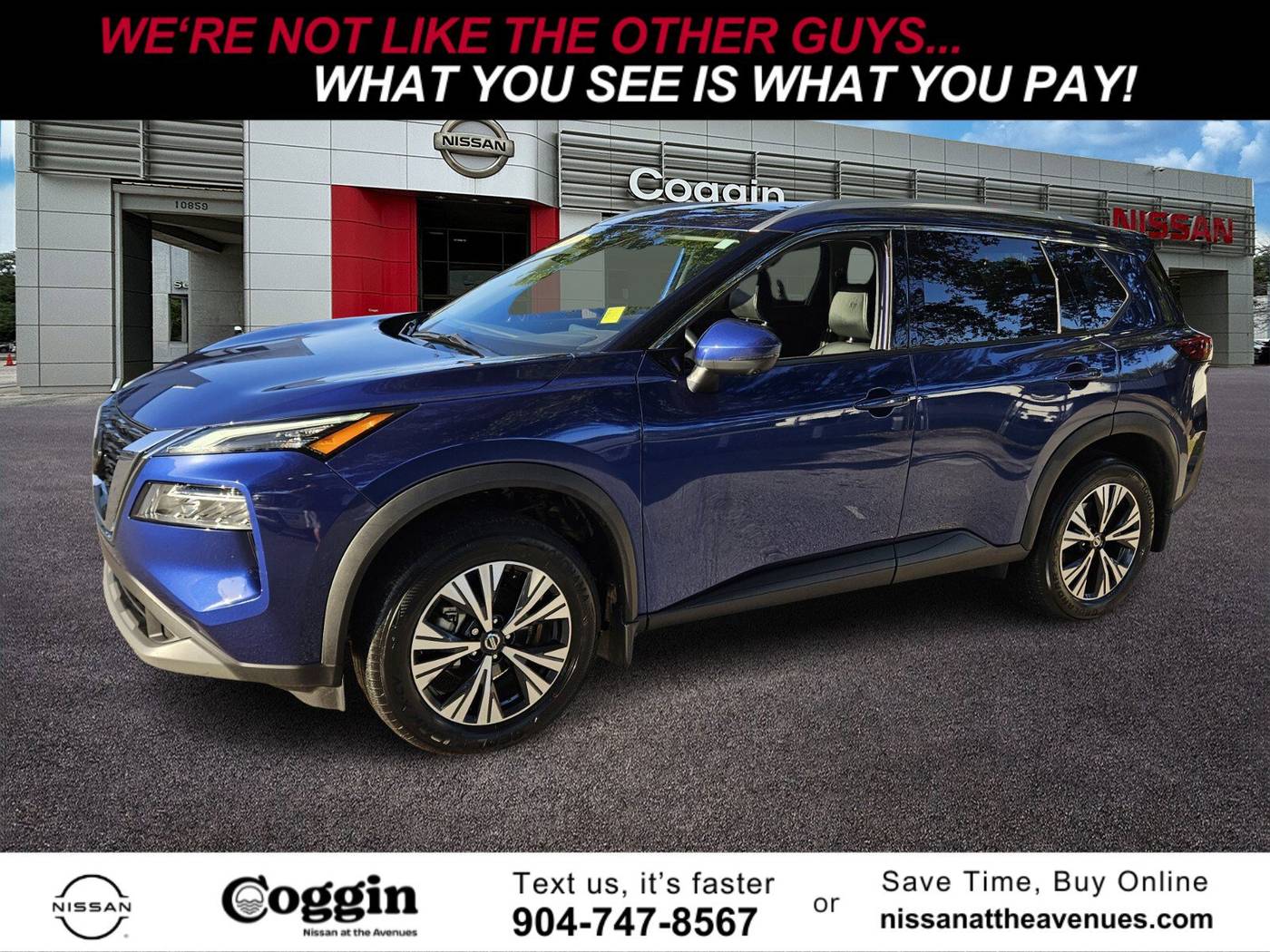 2021 Nissan Rogue SV — SUV — 59,132 mi — Jacksonville, FL