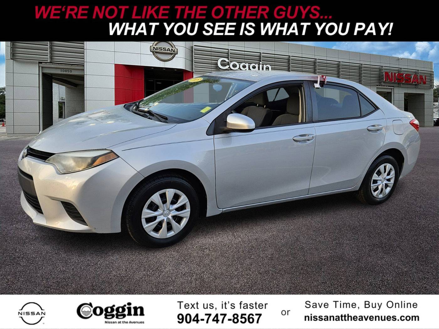 2015 Toyota Corolla L — Sedan — 71,651 mi — Jacksonville, FL