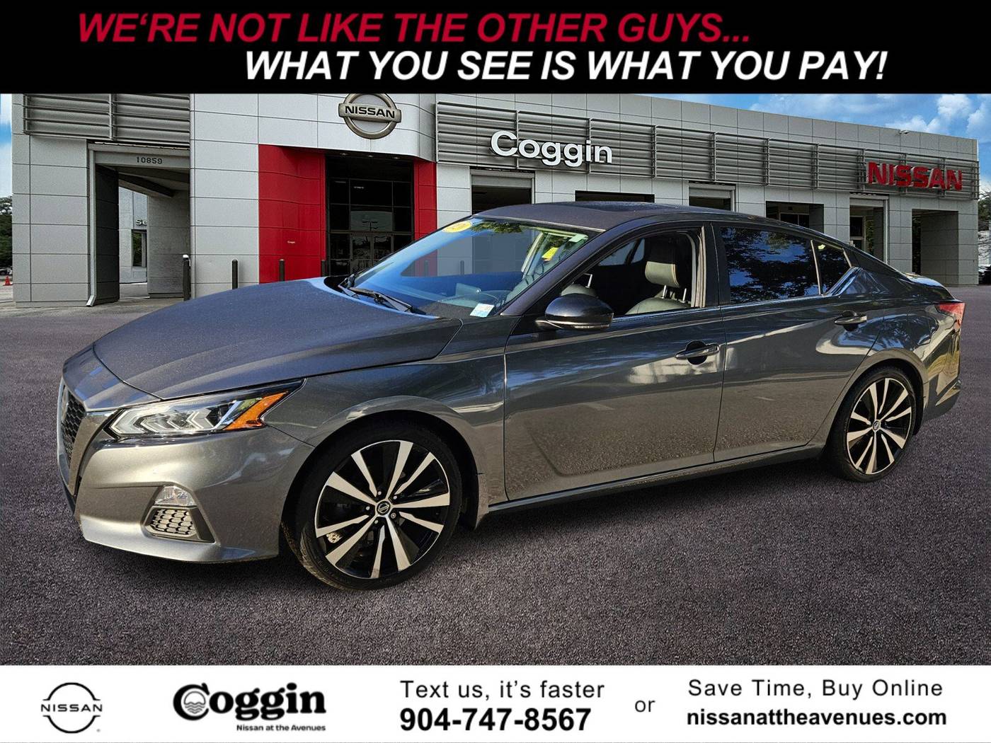 2020 Nissan Altima SR — Sedan — 75,101 mi — Jacksonville, FL