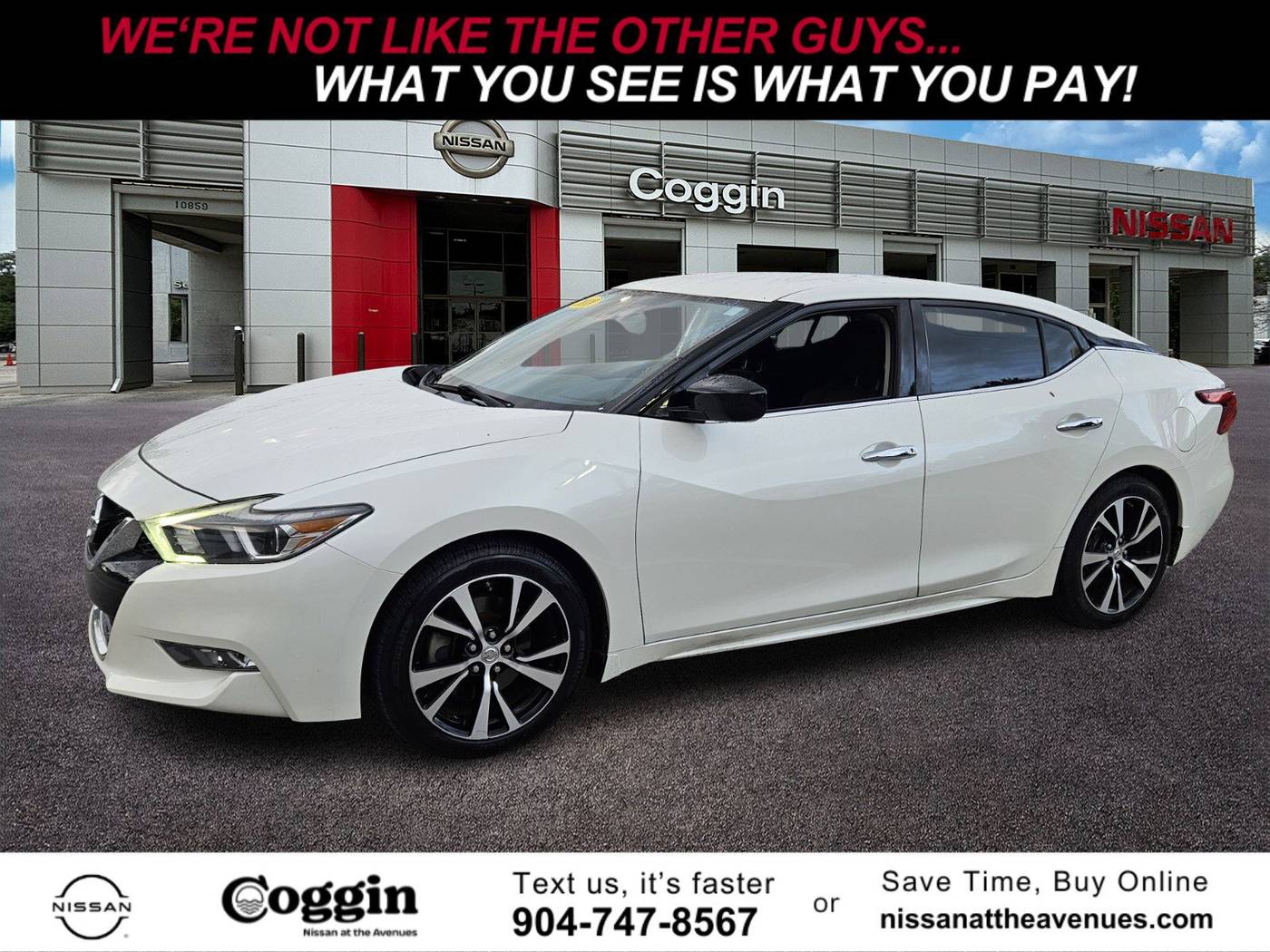 2018 Nissan Maxima S — Sedan — 99,500 mi — Jacksonville, FL