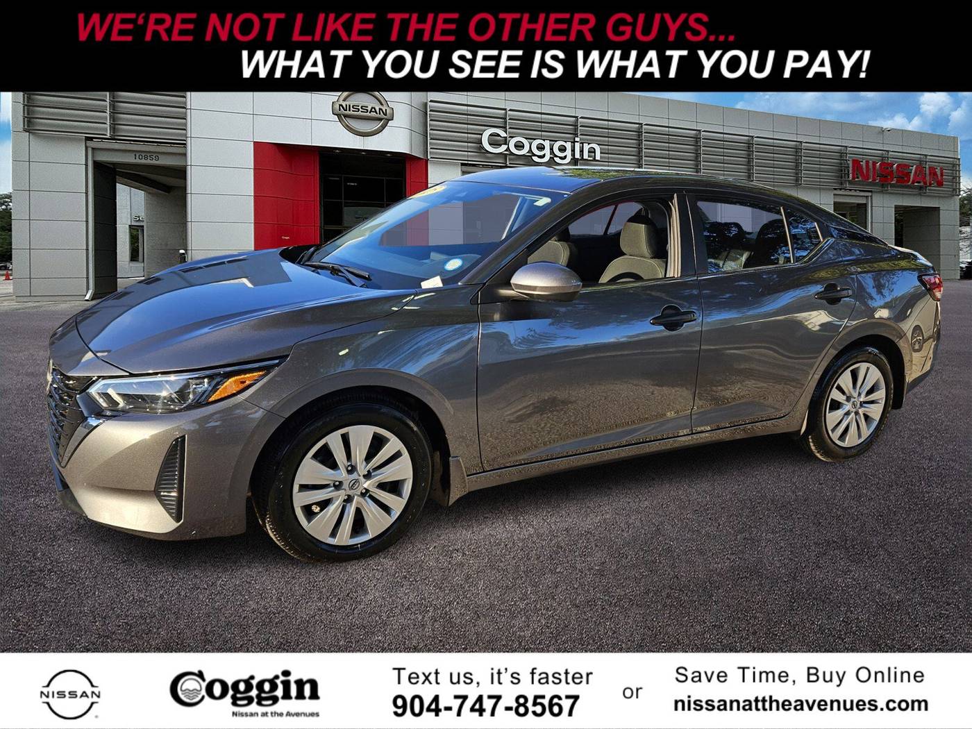 2025 Nissan Sentra S — Sedan — 1,482 mi — Jacksonville, FL