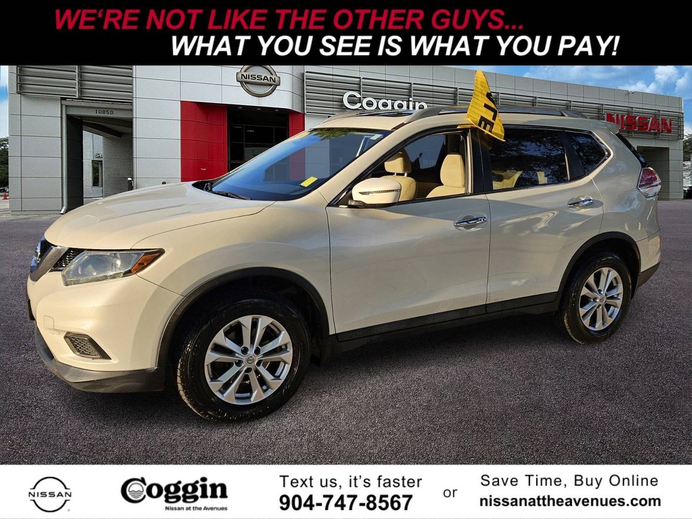 2016 Nissan Rogue SV — SUV — 107,341 mi — Jacksonville, FL