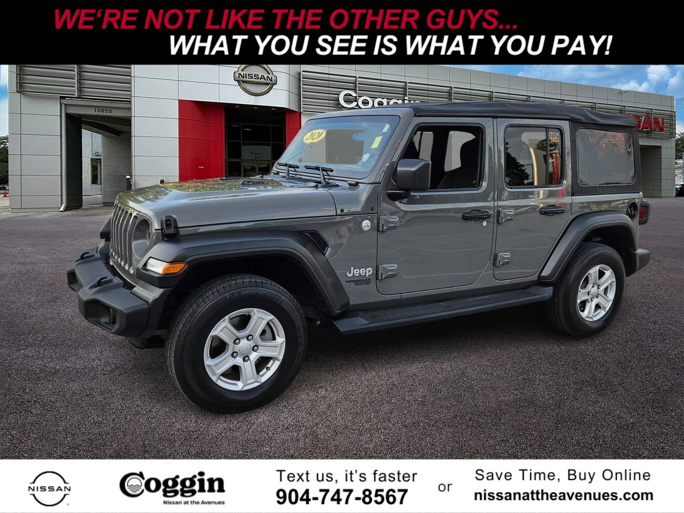 2020 Jeep Wrangler Sport S — SUV — 21,449 mi — Jacksonville, FL