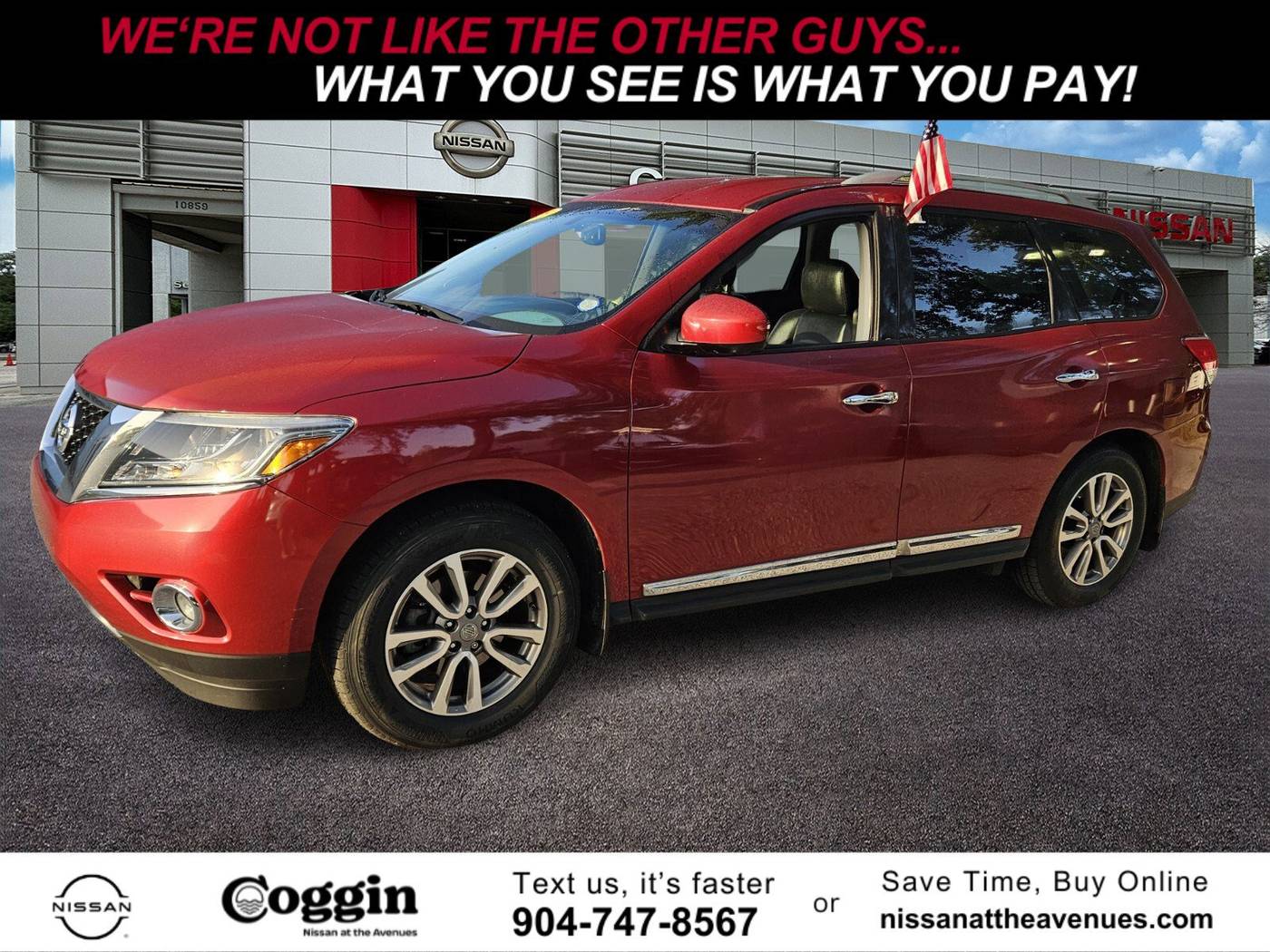 2015 Nissan Pathfinder SL — SUV — 88,554 mi — Jacksonville, FL