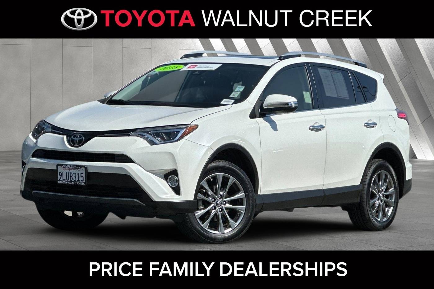 2018 Toyota RAV4 Limited — SUV — 67,185 mi — Walnut Creek, CA