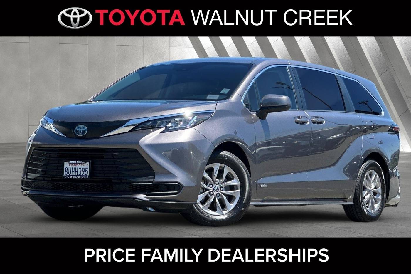 2021 Toyota Sienna LE — Minivan — 60,575 mi — Walnut Creek, CA